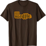 Camiseta dark marron Waffle