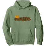 Sudadera verde Waffle Unisex